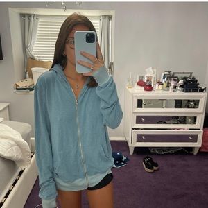 Wildfox zipper sweatshirt